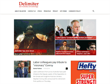 Tablet Screenshot of delimiter.com.au